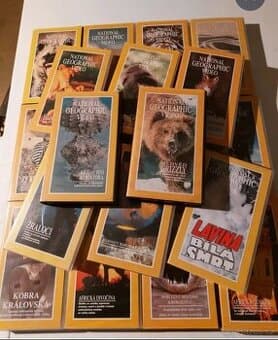 VHS kazety National Geographic