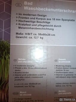 Skříňka pod umyvadlo