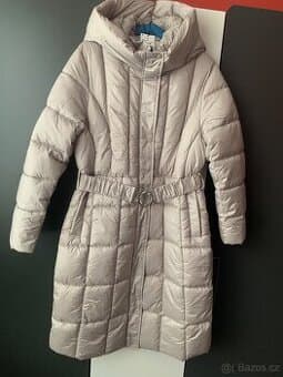 DÁMSKÝ ZIMNÍ NOVÝ PROŠÍVANÝ DELŠÍ KABÁT,vel.44/46