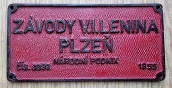 Cedule Železná železnice lokomotiva vagón.