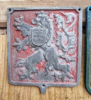 Cedule znak slitina hliníku lokomotiva vlak