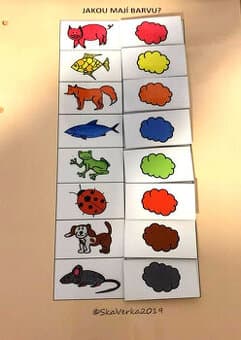 Vzdělávací aktivita - Jakou mají barvu?