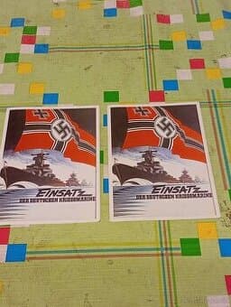 Sběratelské pohlednice Kriegsmarine (Reprint