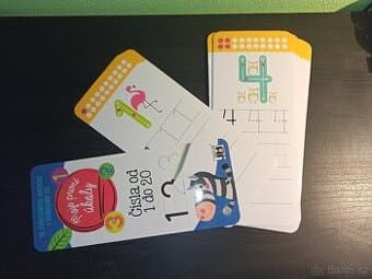 stírací kartičky "Moje první úkoly - čísla od 1 do 20"