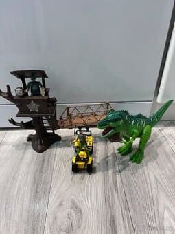 Hrací set jurský park s dinosaurem