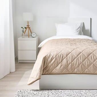 Nový béžový prehoz Mujkplister | IKEA