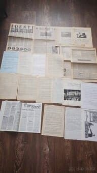 Časopisy Pražský student 1989 atd.