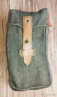 Sumka plátěná na 2 zásobníky Sa58 z 60. let.