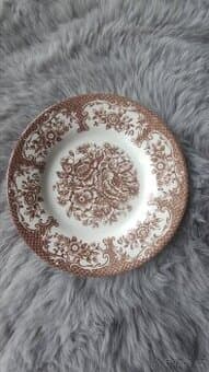 Starožitný talíř Ditmar-Urbach – motiv květy (30. léta)