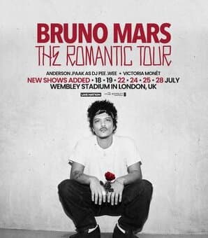 Bruno Mars Londyn 19.7.2026