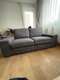 KIVIK 2místná pohovka šedá