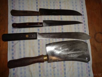 Sběratelské nože + sekáček