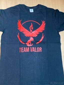 Tričko Team Valor Pokémon vel. L Super Stav Černé