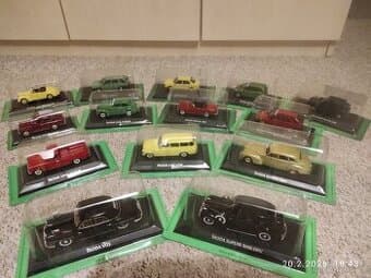 DeAgostini Kaleidoskop slavných vozů Škoda – 68 modelů 1:43