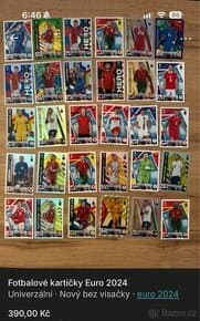 Fotbalové kartičky nové