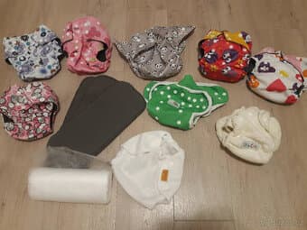 Látkové plenky sada