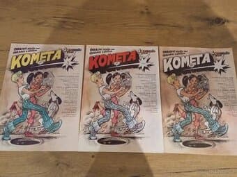 Komiksový časopis Kometa ilustrace Kája Saudek