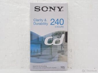 SONY 240 - VHS retro Videokazeta