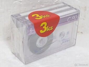 3x I-BASE C-90 Retro Audiokazeta