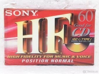 Sony HF60 C-60HFC Retro Audiokazeta