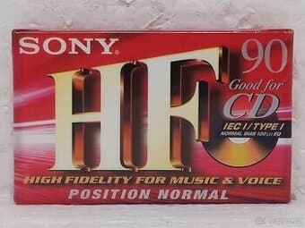 Sony HF90 C-90HFC Retro Audiokazeta