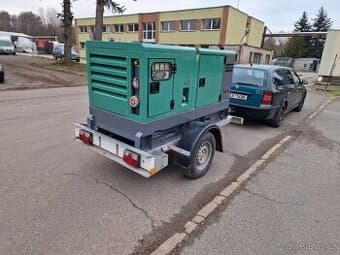 Atlas Copco QAS40 40kVA, dieselovy jednonápravový generátor,