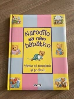 Kniha/Zápisník/Deník Narodilo sa nám bábätko