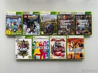 Xbox 360 hry + příslušenství