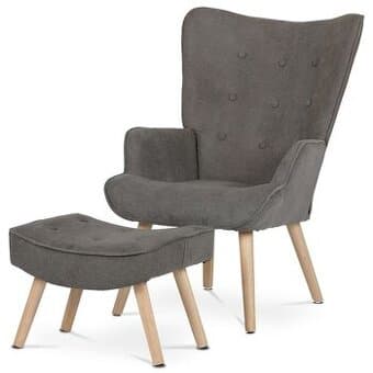 Křeslo Torsten s podnožkou