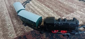 Plechový vláček z 50let 20stol.