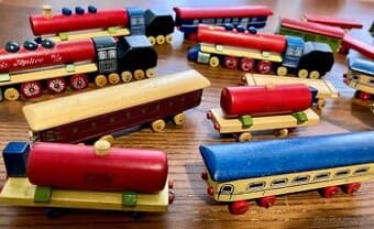 Retro dřevěné vláčky SCHOWANEK