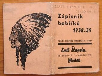 Koupím Zápisník bobříků z roku 1938-1939