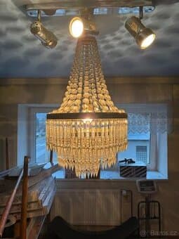 Retro křišťálové lustry (2 ks)