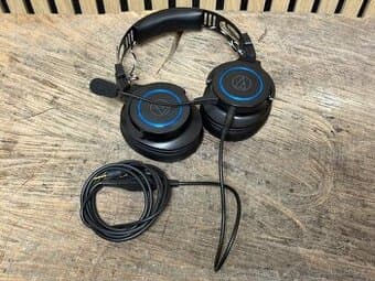 Audio-Technica ATH-G1 Černá-Modrá PC sluchátka