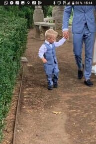 Detsky svatebni oblek v pro kluka 2,5 - 3,5roky