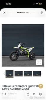 Pitbike Leramotors Spirit 90 12/10 Automat