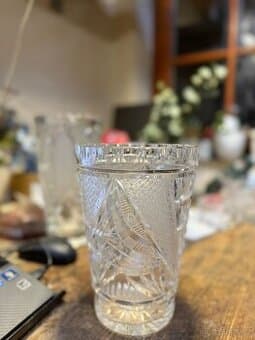 Váza broušená Crystal Bohemia