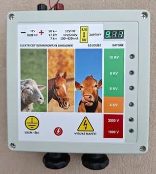 Prodám elektrický ohradník, zdroj. KOMBI 12V/230V 10J