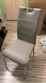 4x jídelní židle koženka