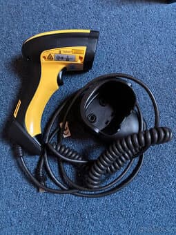 Ruční scanner DATALOGIC s rozhraním RJ45 – Cena: 500 Kč.