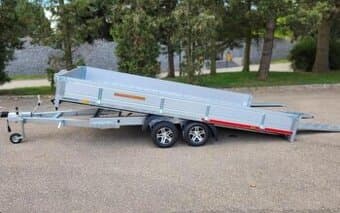 Univerzální sklopka s bočnicemi, 406x205cm, 2700/650kg, R10C