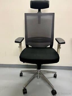 kancelářská židle s podhlavníkem