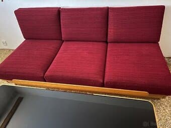 Retro křesla a gauč 60./70. léta – velmi zachovalá