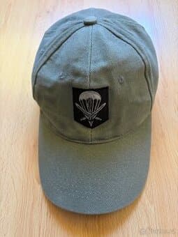 601.skupina speciálních sil- khaki čepice s výšivkou