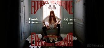 1x FLORENCE + THE MACHINE- STÁNÍ - PAPÍROVÁ VSTUPENKA