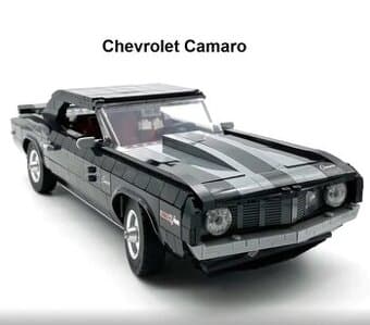 Stavebnice Chevrolet Camaro ,kompatibilní s LEGO