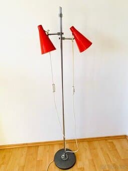 Vintage stojací lampa Lidokov, 60. léta, bruselský styl