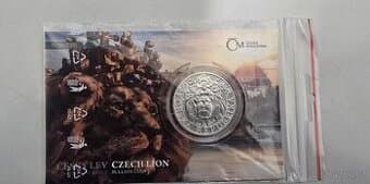1oz 2022 Česky lev standart číslovaný