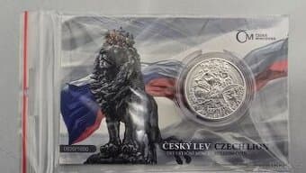 1oz Český lev 2025 čislovaný standard