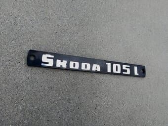 Škoda 105 L štítek